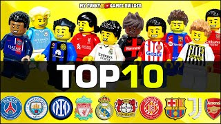 Top 10 Clubs ⚽ 29 February 2024 in Lego Football: La Liga | Premier | Serie A | Bundesliga | Ligue 1