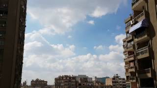 Wintry clouds over Cairo , Egypt sky