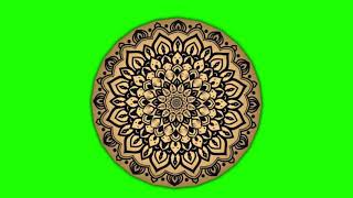 Islamic pattern green screen islamic background video effects HD