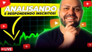 [🔴LIVE] TIRANDO DÚVIDAS E ANALISANDO CANAIS DO YOUTUBE