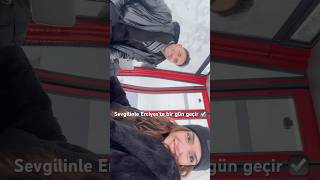 Sevgilimle Erciyes’te bir gün geçirdik ☃️ #keşfetbeniöneçıkar #fypシ゚viral #tiktok #vlog #snow