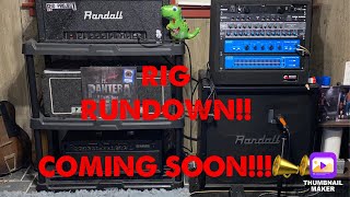 Rig Rundown COMING SOON!!! 📣📣📣 #dimebag #rigrundown #groovemetal #pantera #getajob