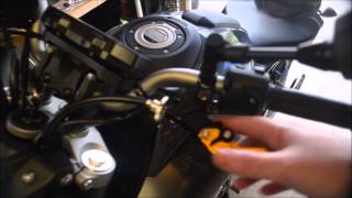 Shorty Levers and Fender Eliminator Install FZ07 2015