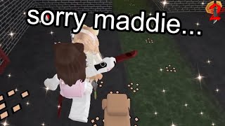 CHAOTIC rounds of MM2 with MADDIEBUILDS!!!