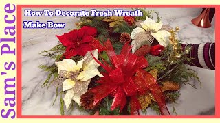 DIY Christmas Wreath / How to Decorate Christmas Wreath