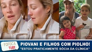 Luana Piovani e filhos estão novamente com piolho: "Praticamente sócia da clínica"