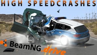 High Speed Crashes #1 - BeamNG Drive