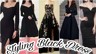 Styling Elegant and Classy Black Dress