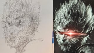 Wukong drawing journey33 黑神話悟空 portrait