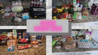 WALMART, COSTCO, AND ASIAN MARKET OCTOBER GROCERY HAULS