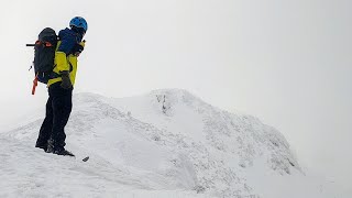 【八甲田赤倉岳】八甲田吹雪とガスと一瞬の赤倉岳・ピーク1434ホワイトデー