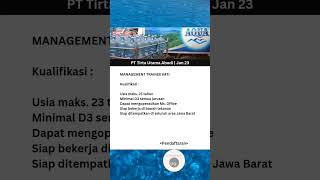 Lowongan AQUA