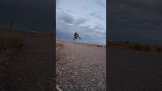 sick supermoto road jump! #wheelie #supermoto #sendit #dirtbike #motorcycle #jump #streetbike