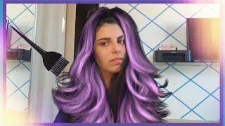 Pintei meu cabelo sozinha pela primeira vez