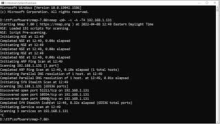 ip camera nmap and connect