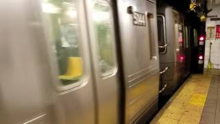 MTA NYCT 60 FPS: Manhattan Bound R68A N train departing Atlantic-Barclays