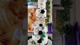 Elegant Wedding Cake Designs That Inspire #shorts #cakedecorating #videoviralシ #fypシ゚