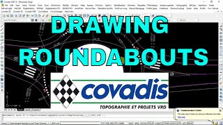 How to draw roundabouts using Autocad covadis -👌 the best method in drawing roundabouts.