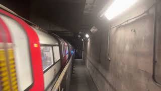 TfL Jubilee Line 1996 Stock Departing Canary Wharf Station