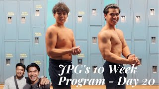 ARMS AND HAMSTRINGS WORKOUT | Day 20 of JPG'S 10 Week Program