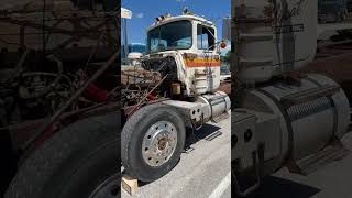 I see this Marmon working on the big road occasionally, Nice Peterbilt to boot