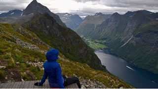 Wahnsinns Blick in die Fjorde - Wanderung über den Kloggsegga (944m)