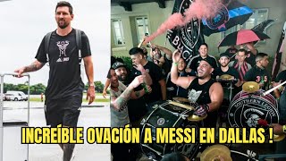 INCREÍBLE OVACIÓN A MESSI EN DALLAS ! Leo revoluciona todo dónde llega 🔥