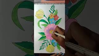 Easy hand Painting #video #creative #creativity #viral #shots #drawing #art #watercolorpainting