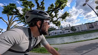 112 Km Gravel-Bike-Tour: Über schöne Seen, harte Anstiege und mega Abfahrten bis Salzburg!