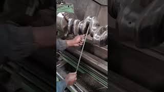 Huge crankshaft polishing 2