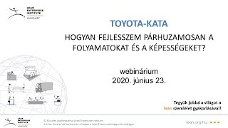 Toyota-kata webinárium-Hogyan fejlesszem párhuzamosan a folyamatokat és a képességeket?