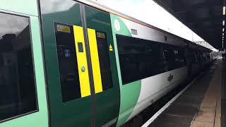 Class 377 leaving Havant platform 2