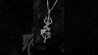 925  SILVER LORD SHIVA TRISHUL PENDANT #silverpendant  #shiva  #925silver  #jewellery  #fashion