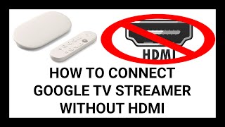 How to Connect a Google TV Streamer to a TV with Broken HDMI Ports | Part 2: Component Ports