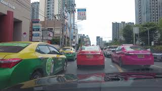 Driving ASOKE to SUVARNABHUMI Airport in Bangkok