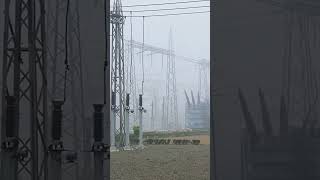 400KV Sub Station in winters 😍🥶