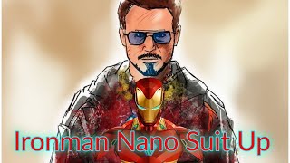 Ironman Nano Suit Up Video/Marvel Avengers/Full Screen #Shorts