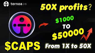 Earn 50X Gain with Ternoa 2.0 CAPS – My Proven Strategy!