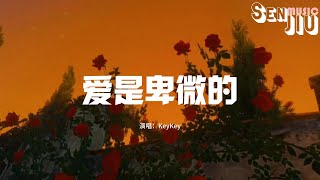 KeyKey - 爱是卑微的『如果你走后 只剩下愁眉苦脸，为何我们当初要在一起。』【動態歌詞Lyrics】2023 熱門歌曲 | 2023 新歌推送 | 抖音十大熱門歌曲 | 最火最熱門洗腦抖音歌曲