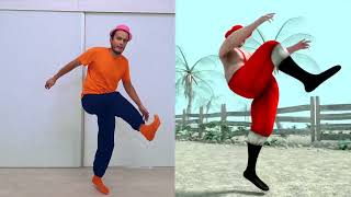 Repeat After Me Bad Santa - Waltzing Dance Challenge