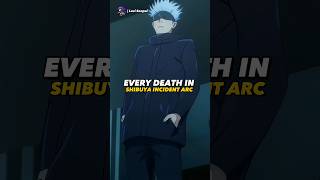 Every death in shibuya incident arc | #jujutsukaisen #gojo #sukuna #nanami #jjk #yuta #yuji