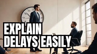 How to Explain a Delay to Your Boss in English | Easy Guide for Non-Native Speakers