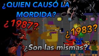 ¿QUIEN CAUSO LA MORDIDA DEL 83/87? | Teorías FNAF #1