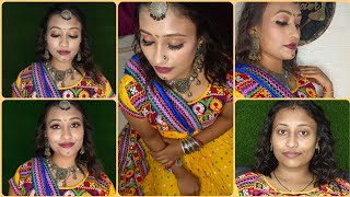 Quick & Easy Navratri *GARBA* Makeup Look || Step by Step Tutorial for Beginners #navratrispecial