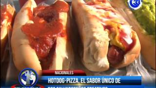 SALVADOREÑOS CREAN EL HOTDOG PIZZA