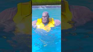 GTA V THANOS LOVE WATER HULK #shorts | Maheshwar Gamerz