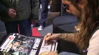 Mike Portnoy in the Music Factory Poznan Shop, Poland