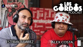 Los Gordos Podcast - Invitado Esteban Ramirez (Director) y Alex Costa (Comediante)