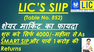 LIC ka SIIP plan ( Investment & Insurance Cover )