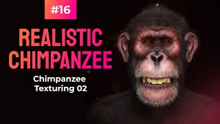 Master Zbrush: Realistic Chimpanzee Creation - Chimpanzee Texturing 02